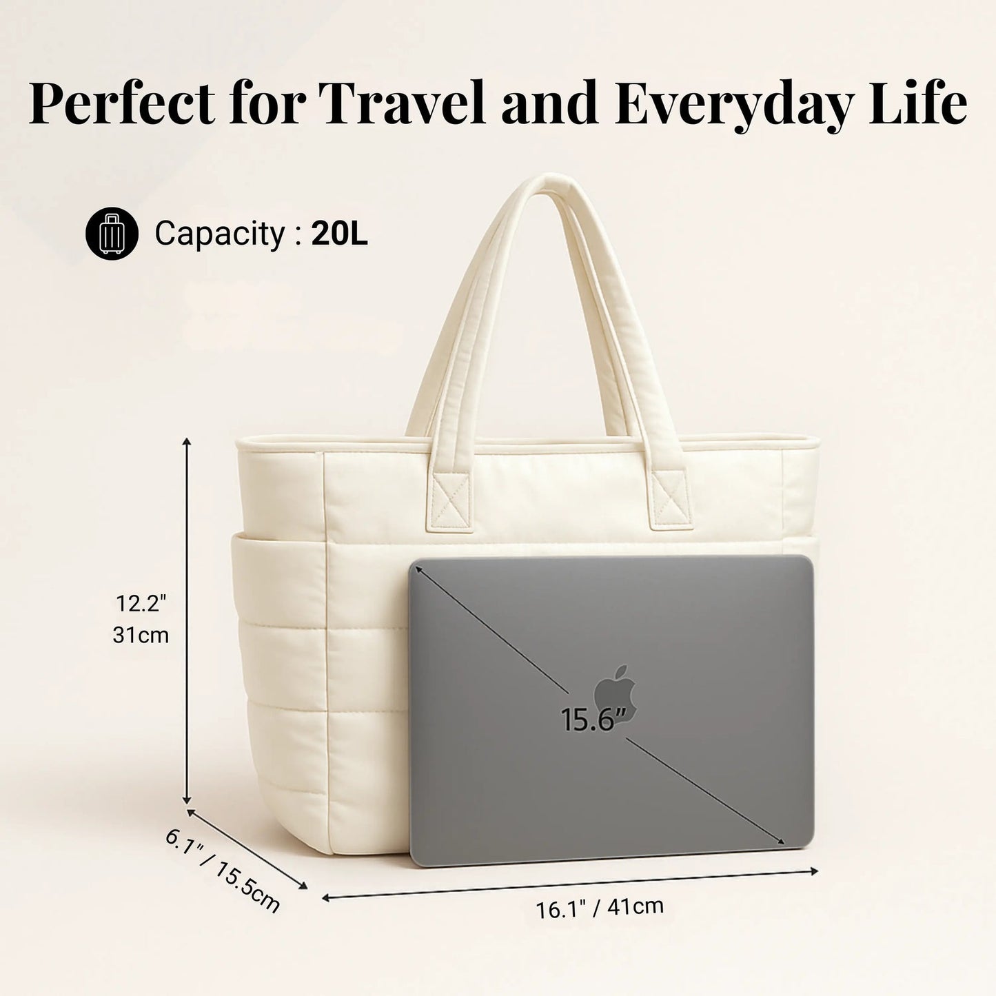 The Cloudy Puffy Tote Bag